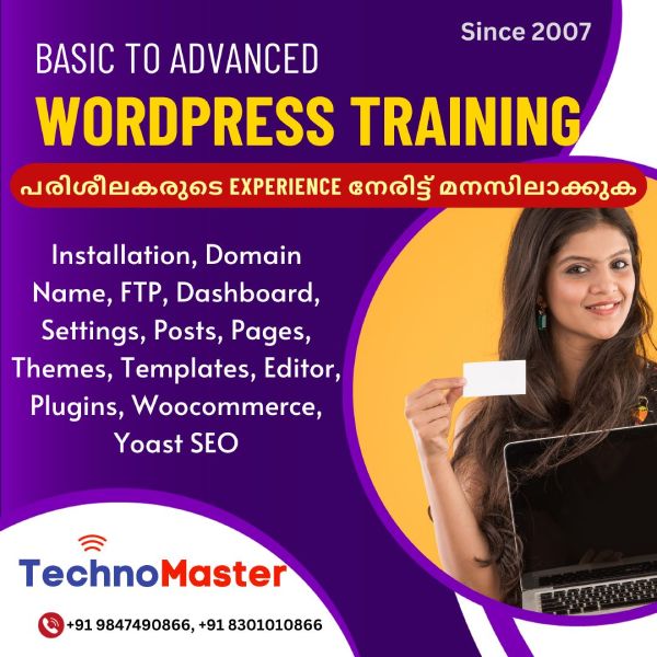 Wordpress Online Training in Cochin