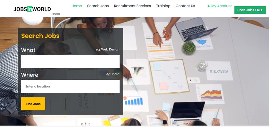 Job portal / website development in kochi