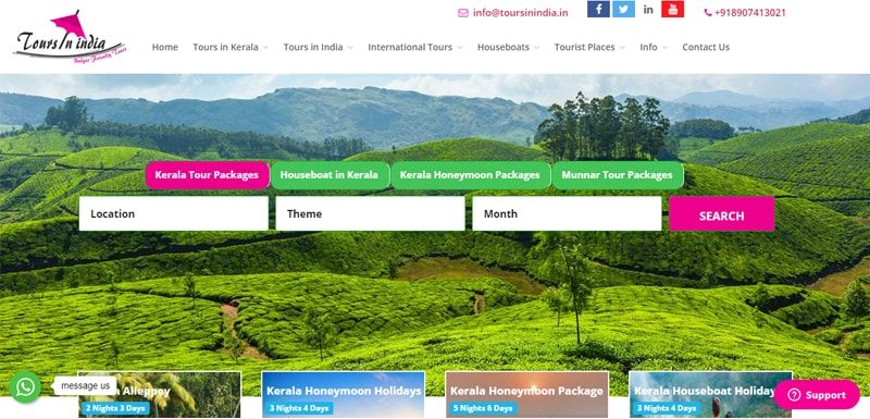 Tourism Website